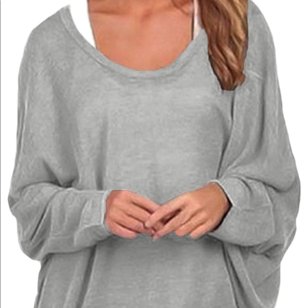 Like new Zanzea gray top